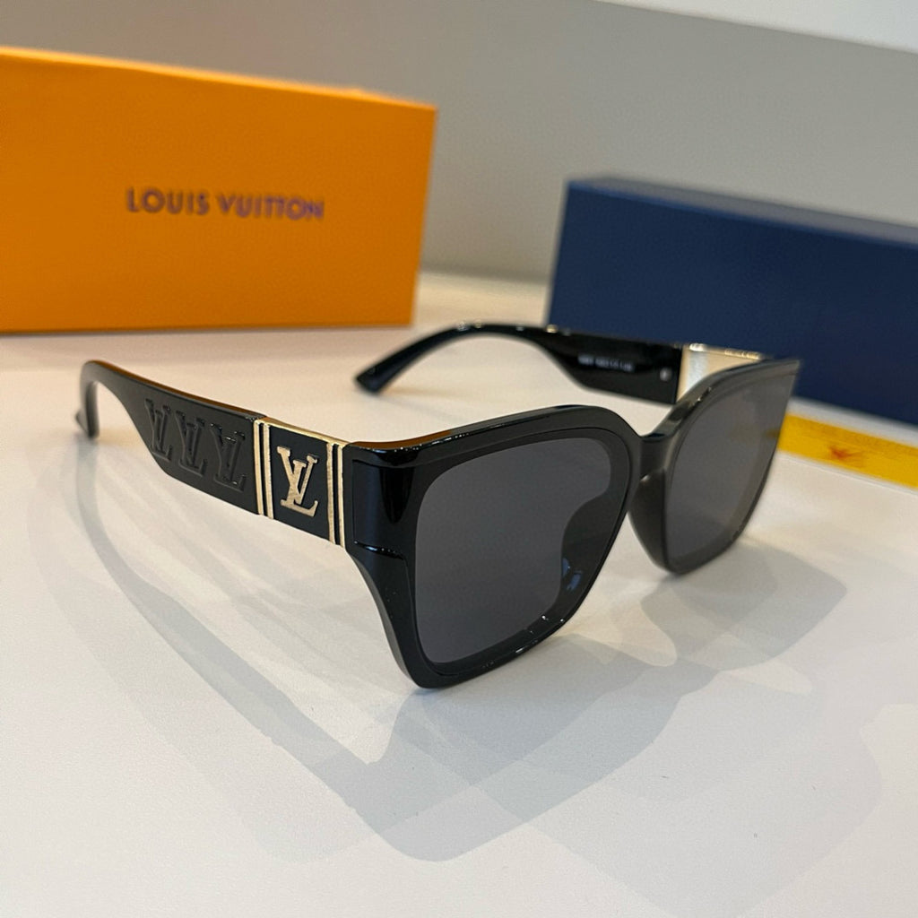 Louis Vuitton Fashion Black Lens Sunglasses for Men & Women - 381798