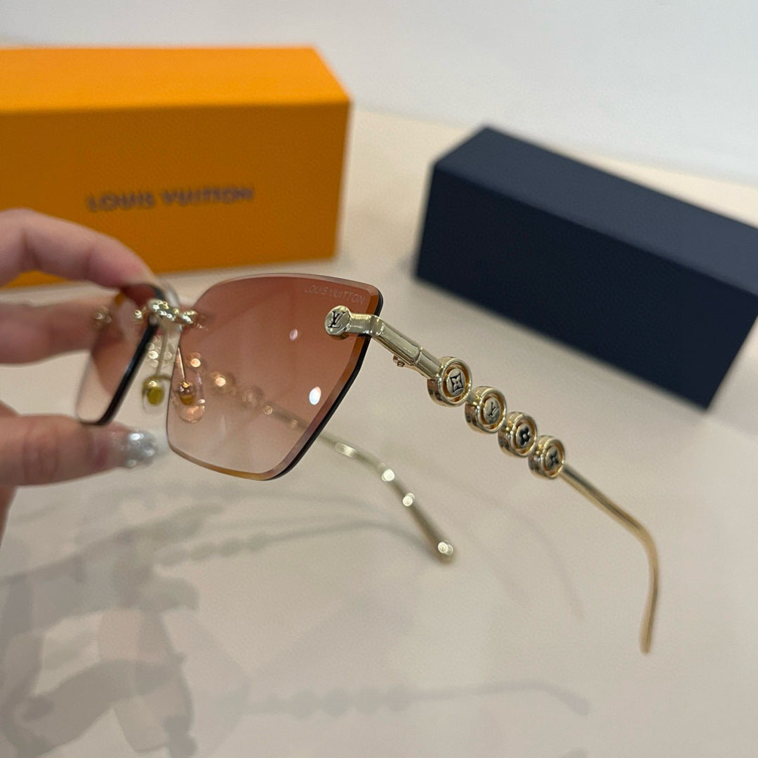 Louis Vuitton Fashion Gold Lens Sunglasses for Women - 997431 - detail image 8