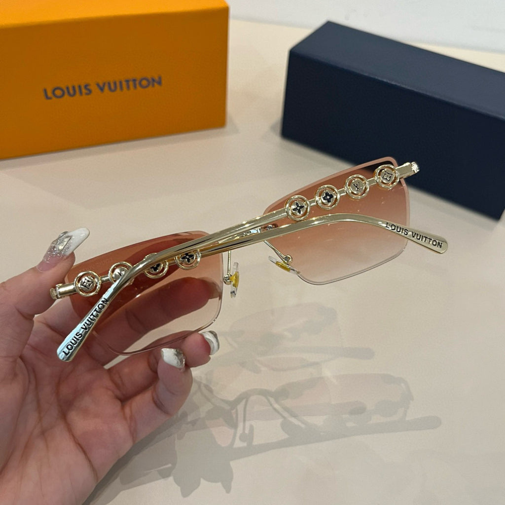 Louis Vuitton Fashion Gold Lens Sunglasses for Women - 997431 - detail image 5