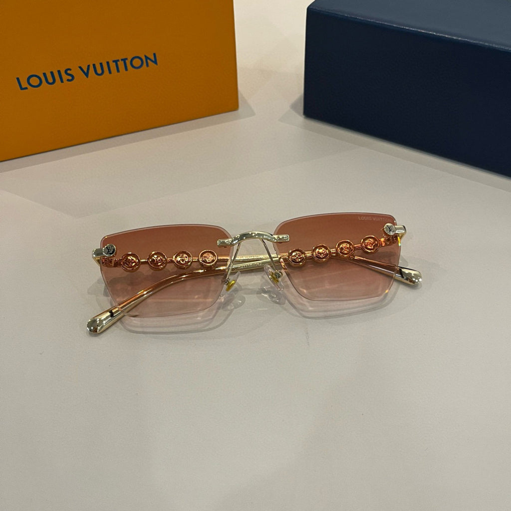 Louis Vuitton Fashion Gold Lens Sunglasses for Women - 997431 - detail image 4