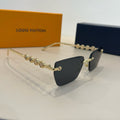 Louis Vuitton Fashion Silver Lens Sunglasses for Women - 997433