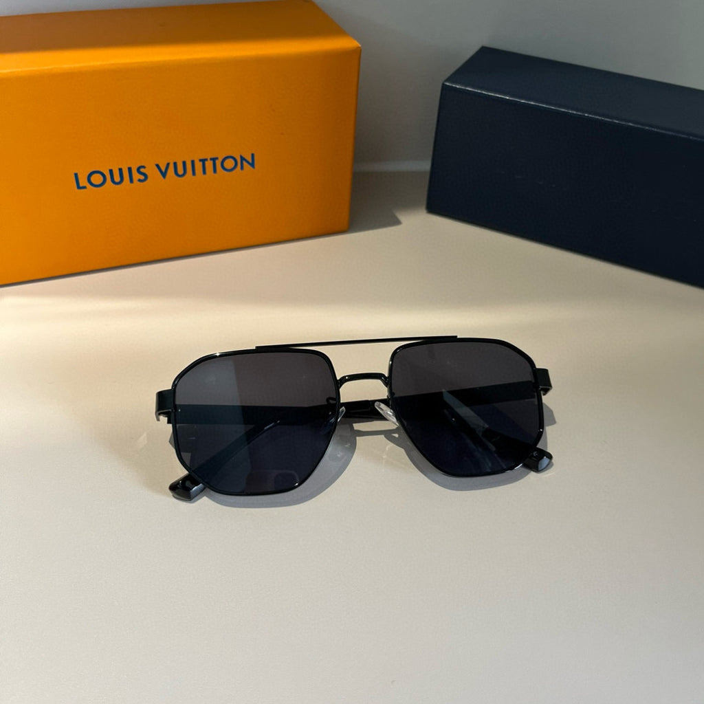 Louis Vuitton Metal Aviator Gold Lens Sunglasses for Men & Women - 866888 - detail image 10