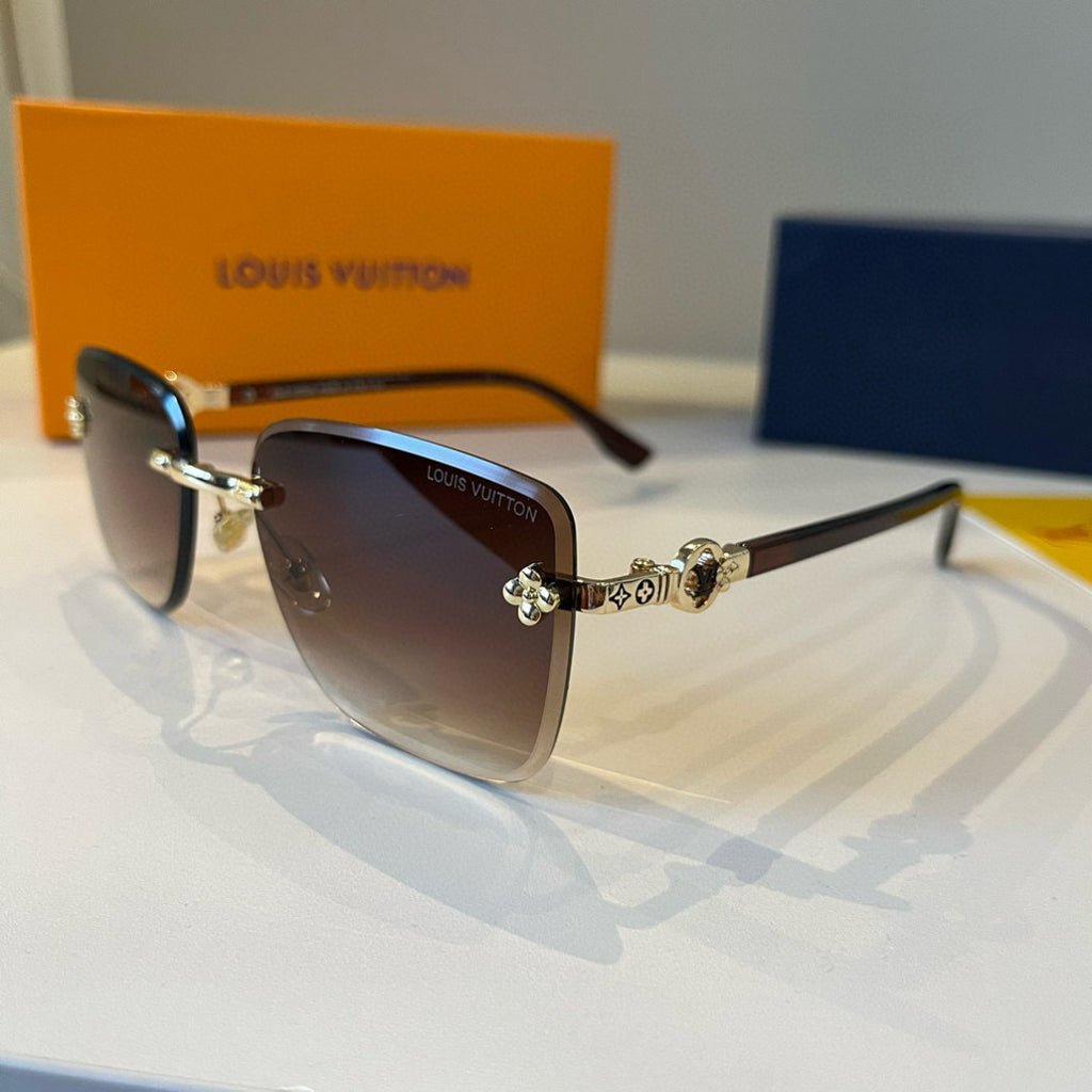 Louis Vuitton Fashion Brown Lens Sunglasses for Men & Women - 997436 - detail image 3