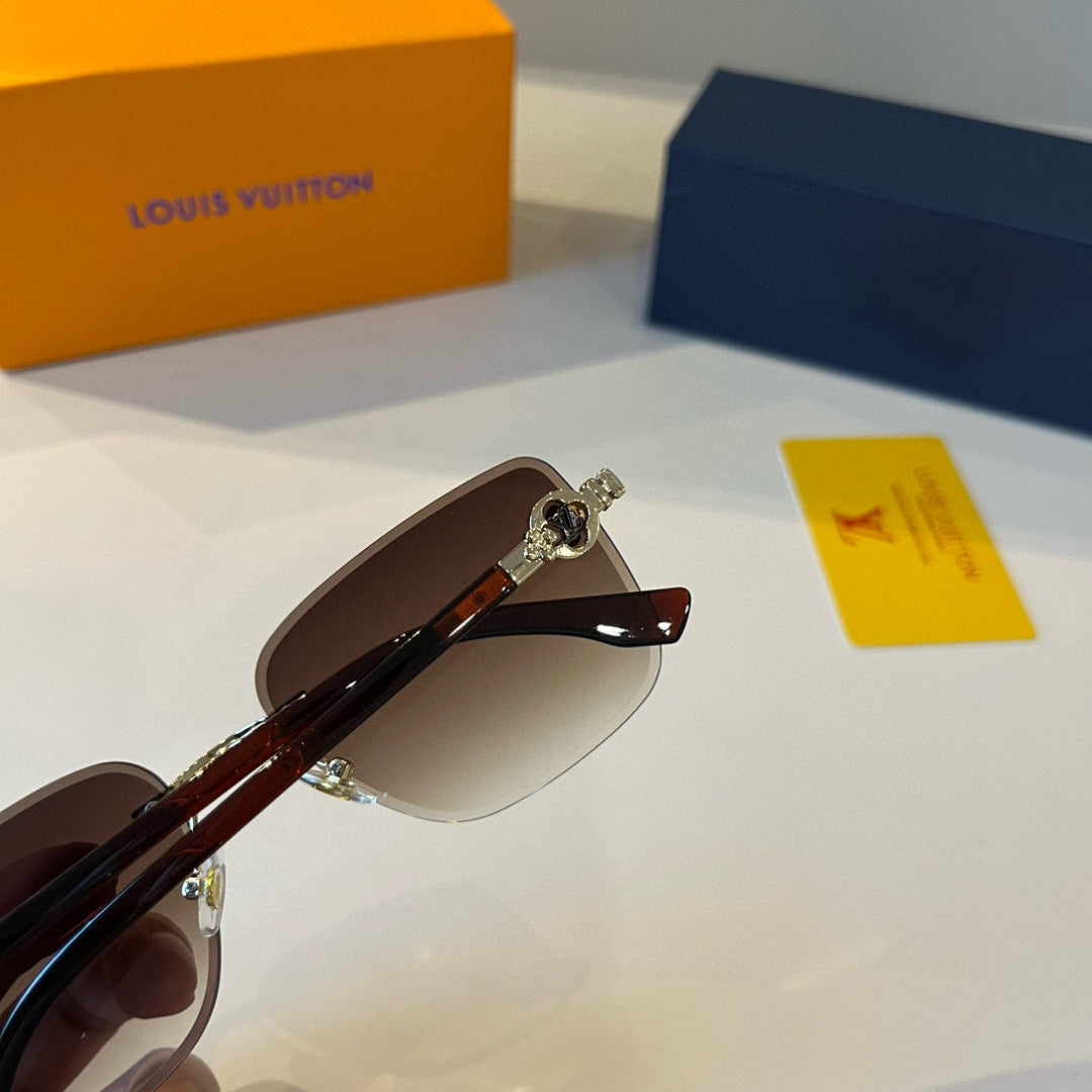 Louis Vuitton Fashion Brown Lens Sunglasses for Men & Women - 997436 - detail image 8