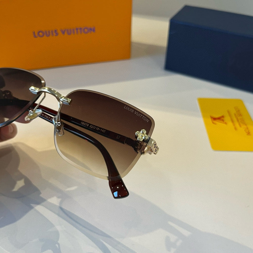 Louis Vuitton Fashion Brown Lens Sunglasses for Men & Women - 997436 - detail image 6