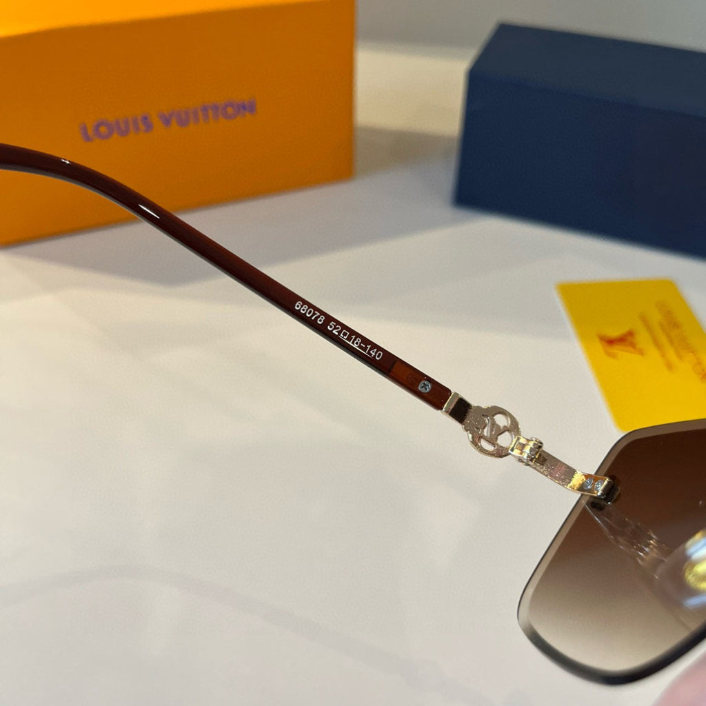 Louis Vuitton Fashion Brown Lens Sunglasses for Men & Women - 997436 - detail image 10