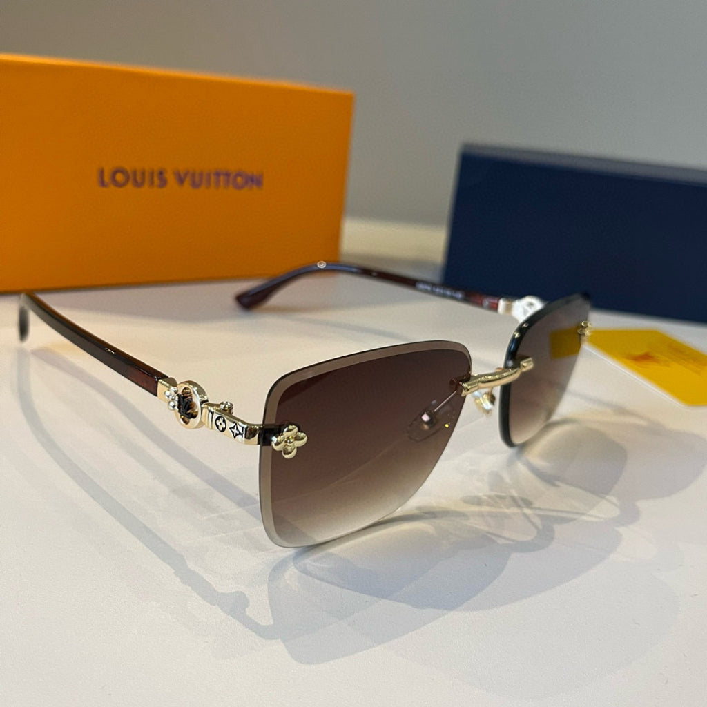 Louis Vuitton Fashion Brown Lens Sunglasses for Men & Women - 997436