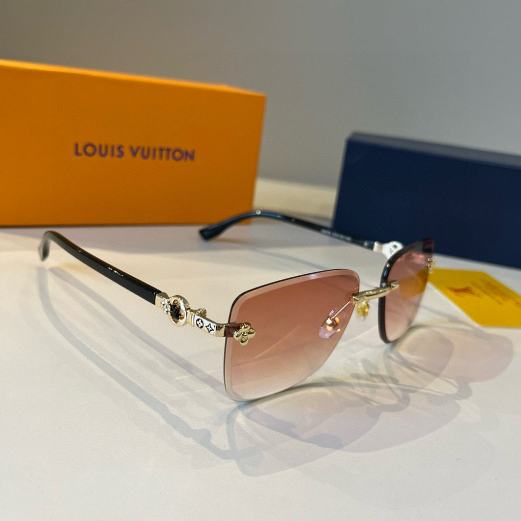 Louis Vuitton Fashion Brown Lens Sunglasses for Men & Women - 997437