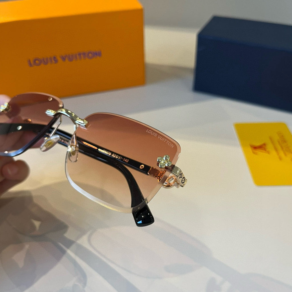 Louis Vuitton Fashion Brown Lens Sunglasses for Men & Women - 997437 - detail image 5