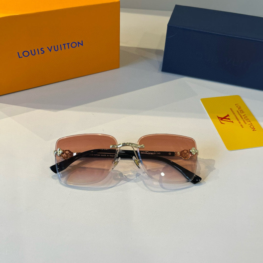 Louis Vuitton Fashion Brown Lens Sunglasses for Men & Women - 997437 - detail image 6
