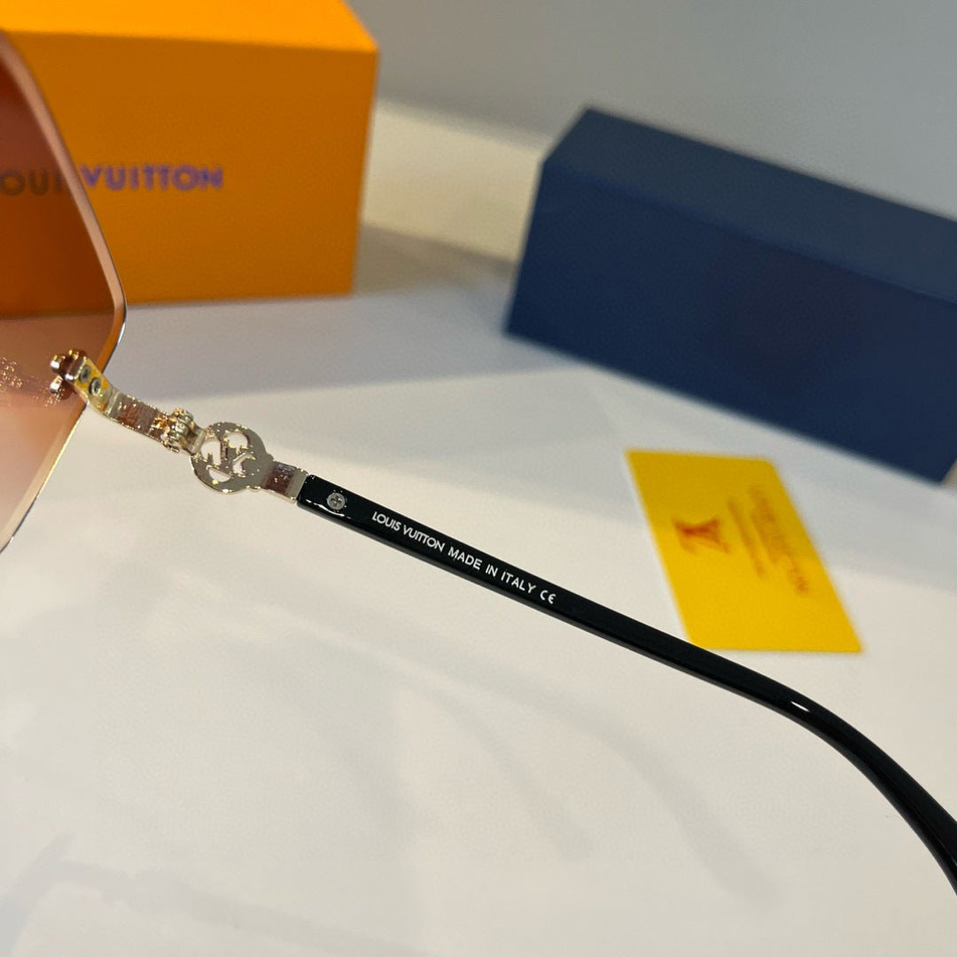Louis Vuitton Fashion Brown Lens Sunglasses for Men & Women - 997437 - detail image 8