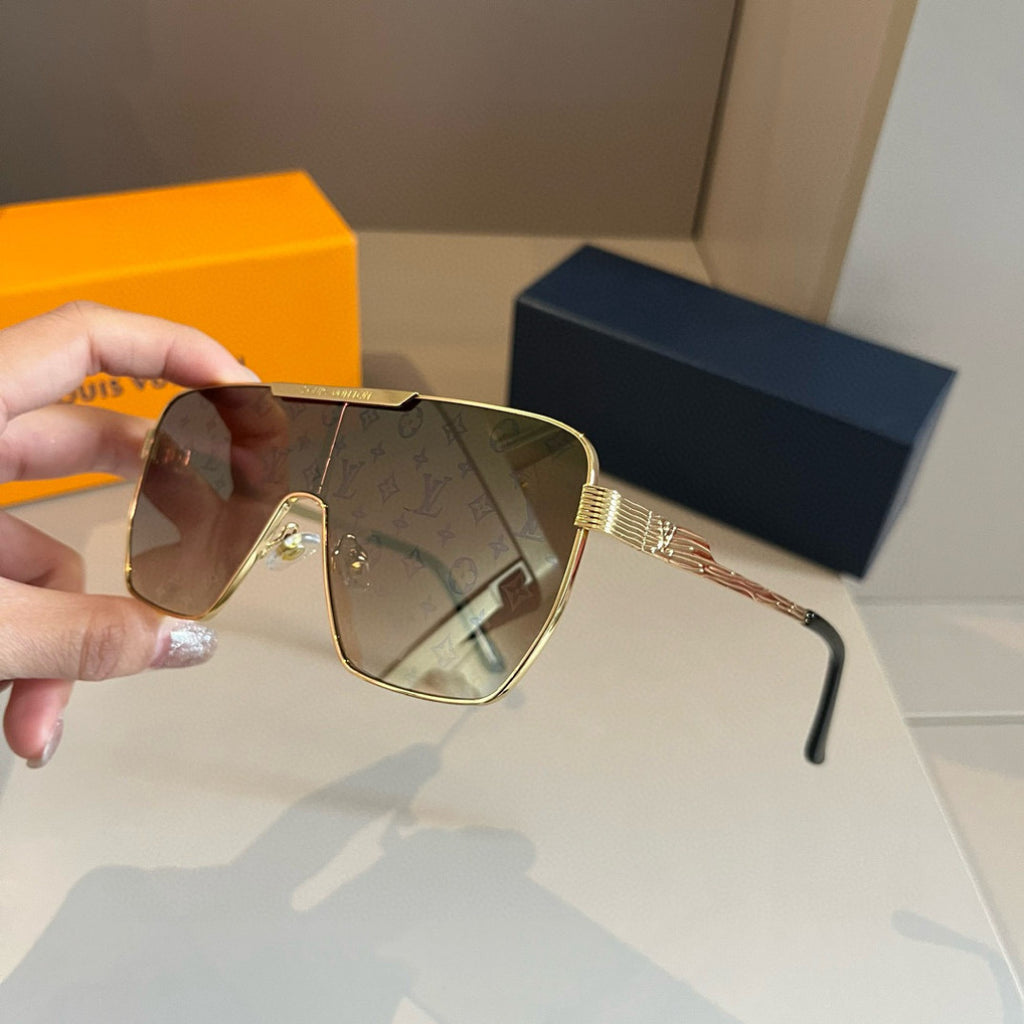 Louis Vuitton Fashion Gold Lens Sunglasses for Men & Women - 448681 - detail image 4