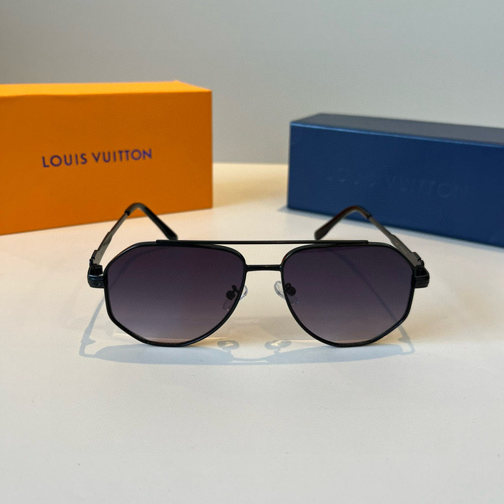 Louis Vuitton Metal Aviator Black Lens Sunglasses for Men & Women - 866891 - detail image 2
