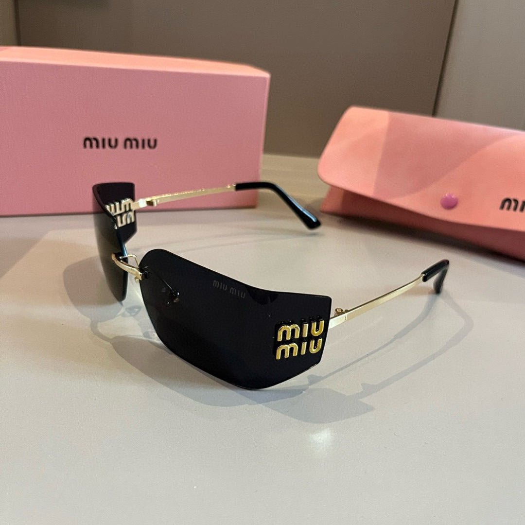 Miu Miu Fashion Black Lens Sunglasses for Men & Women - 998418 - detail image 3