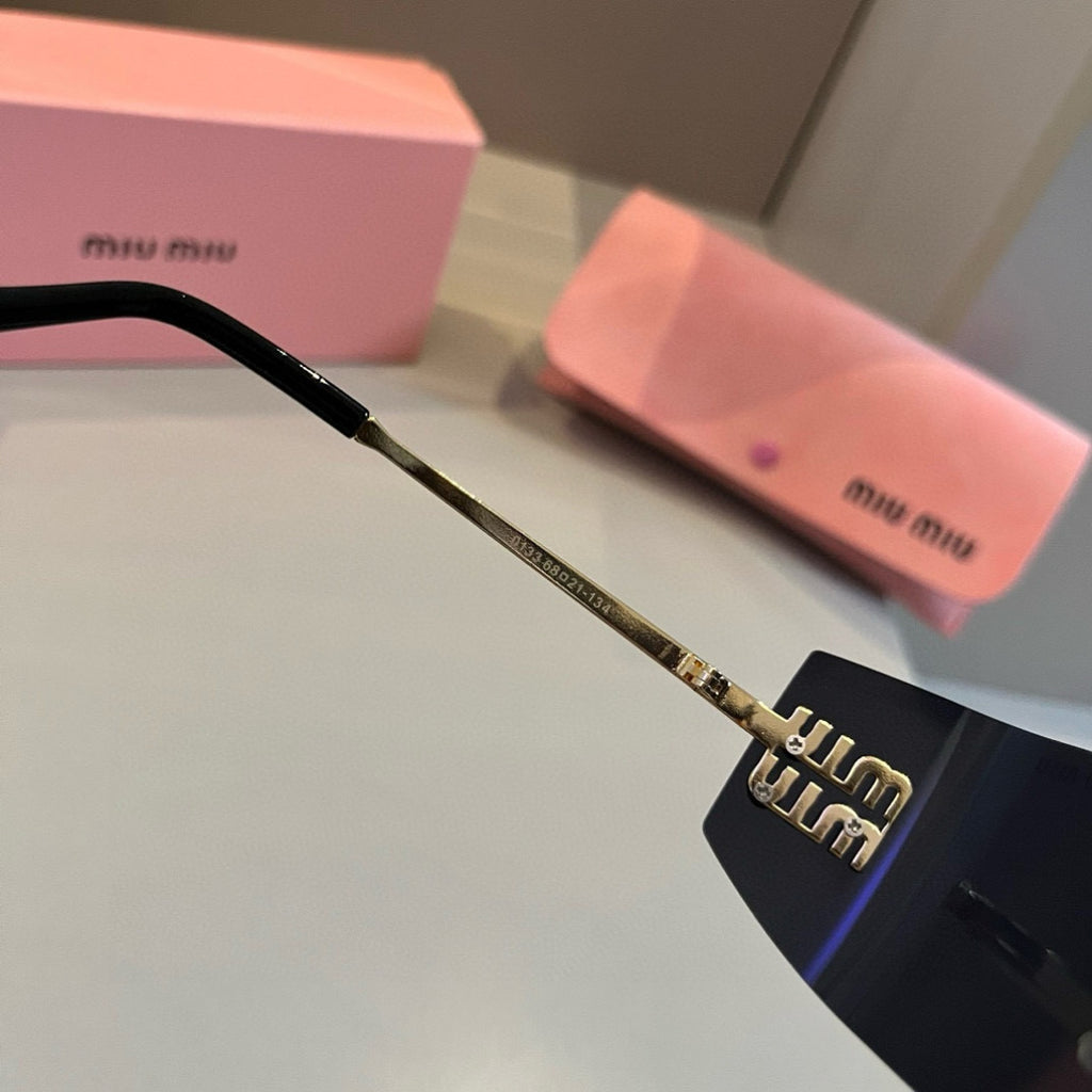 Miu Miu Fashion Black Lens Sunglasses for Men & Women - 998418 - detail image 8