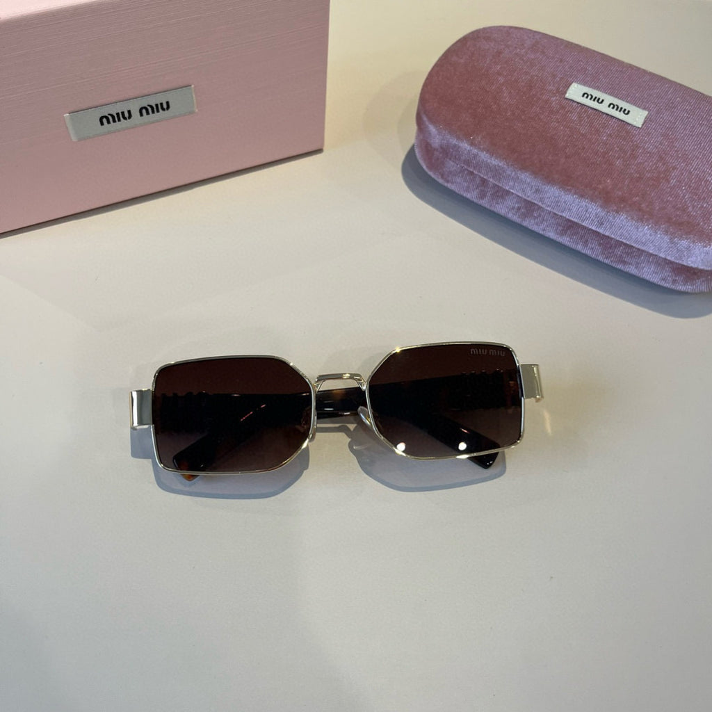 Miu Miu Fashion Brown Lens Sunglasses for Men & Women - 416222 - detail image 4