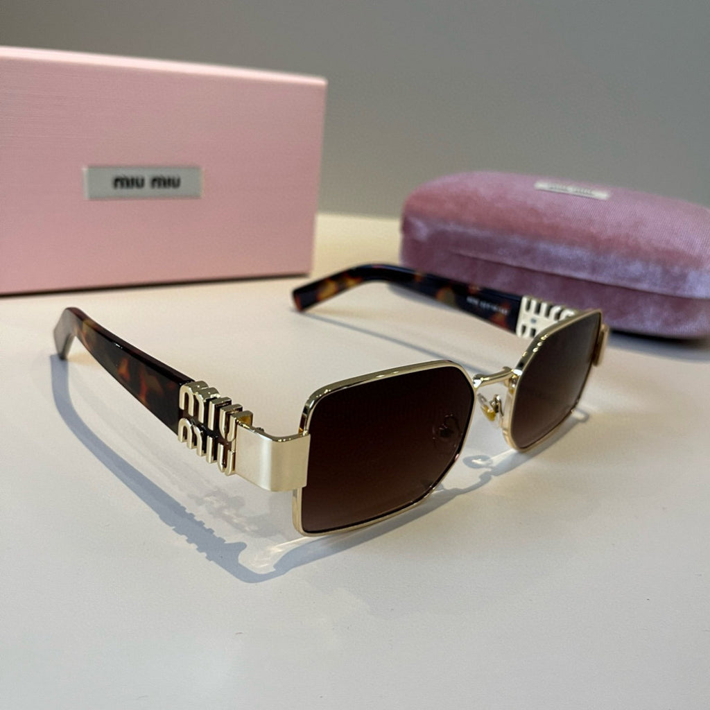 Miu Miu Fashion Brown Lens Sunglasses for Men & Women - 416222