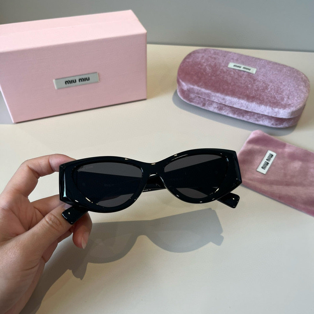 Miu Miu Cat-Eye Black Lens Sunglasses for Men & Women - 358729 - detail image 6