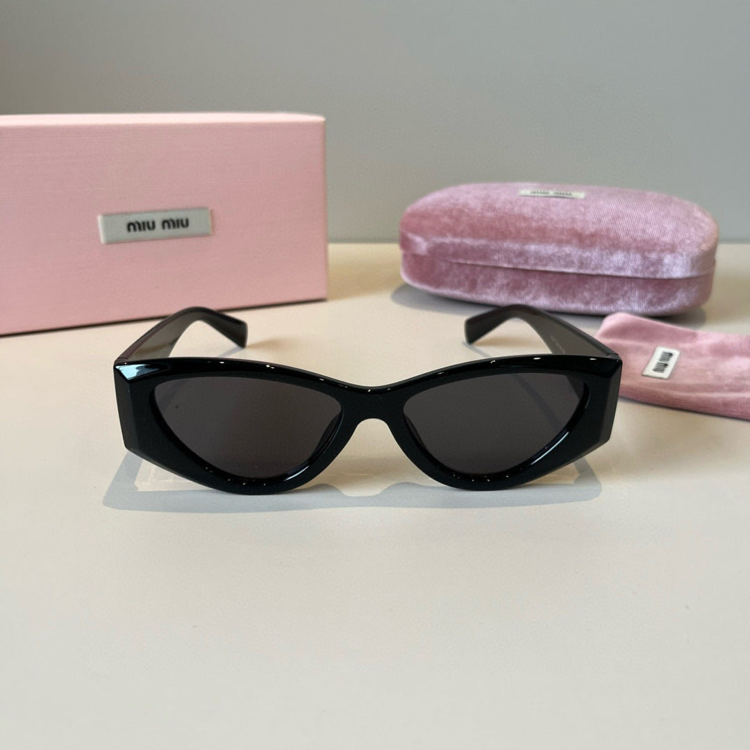 Miu Miu Cat-Eye Black Lens Sunglasses for Men & Women - 358729 - detail image 2
