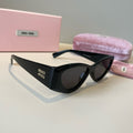 Miu Miu Cat-Eye Black Lens Sunglasses for Men & Women - 358729
