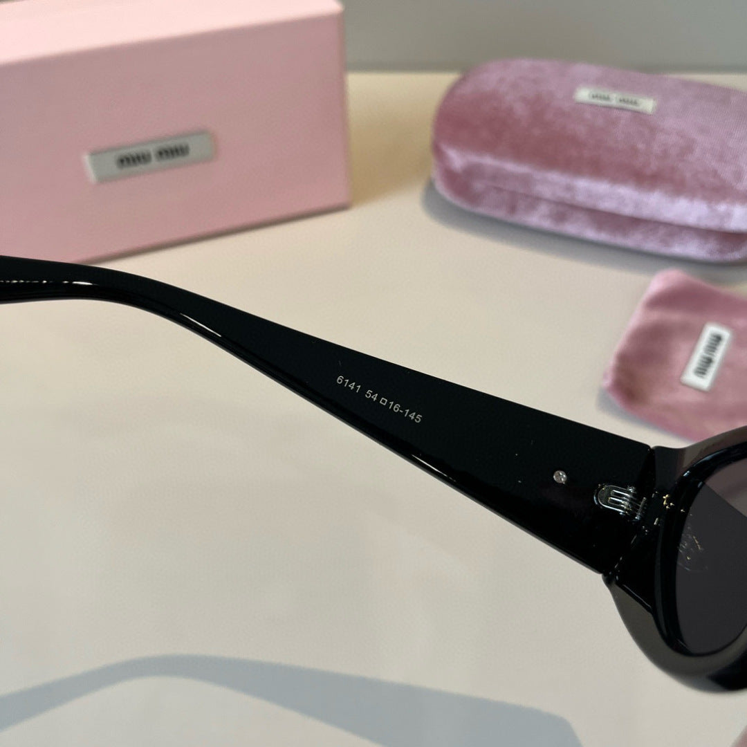 Miu Miu Cat-Eye Black Lens Sunglasses for Men & Women - 358729 - detail image 10