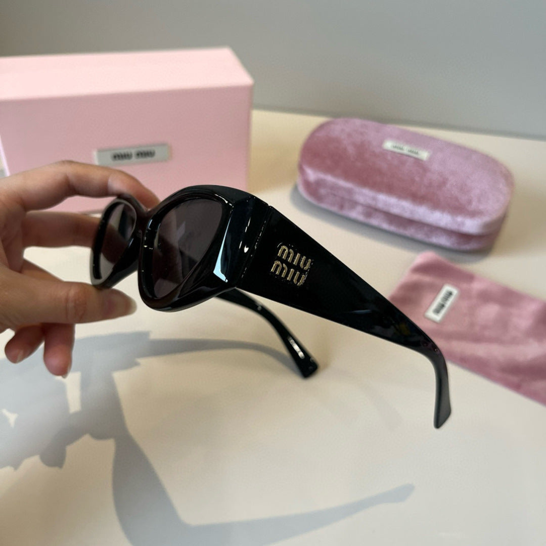 Miu Miu Cat-Eye Black Lens Sunglasses for Men & Women - 358729 - detail image 4