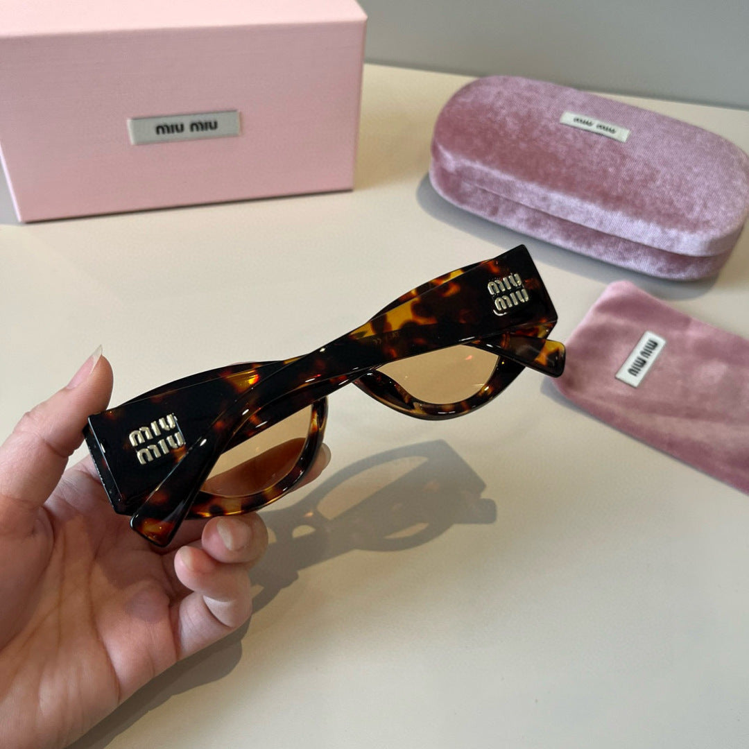 Miu Miu Cat-Eye Brown Lens Sunglasses for Men & Women - 358730 - detail image 7