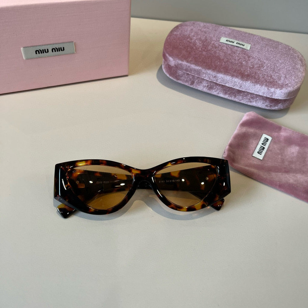 Miu Miu Cat-Eye Brown Lens Sunglasses for Men & Women - 358730 - detail image 5