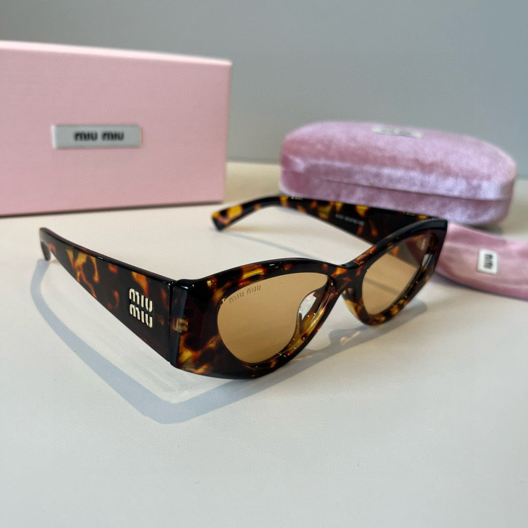 Miu Miu Cat-Eye Brown Lens Sunglasses for Men & Women - 358730
