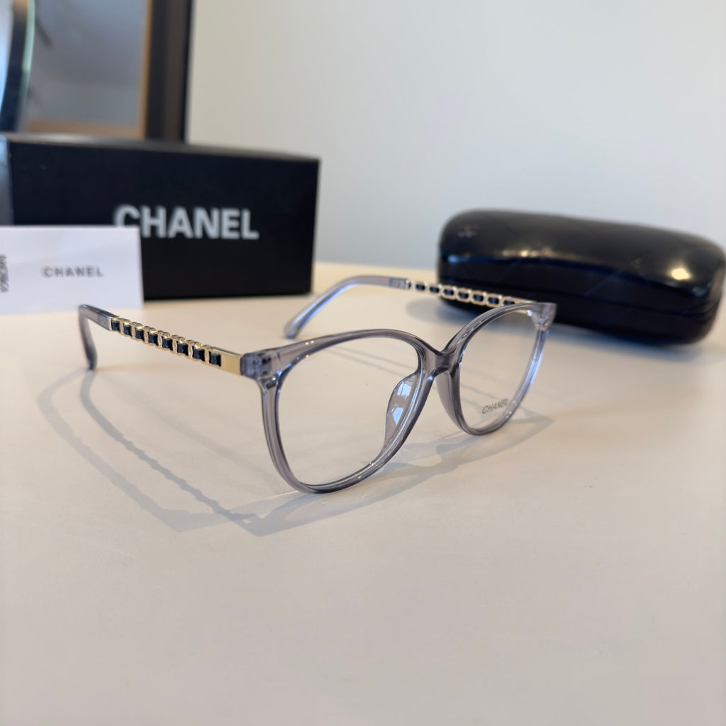 Chanel Blue-Light Fashion Silver Lens Sunglasses for Men & Women - 415262