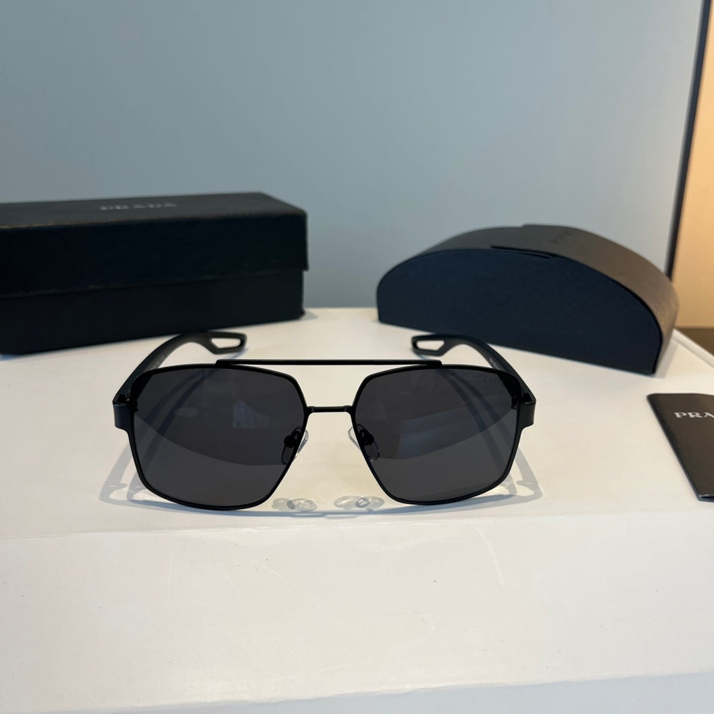 Prada Polarized Fashion Black Lens Sunglasses for Men - 432094 - detail image 2