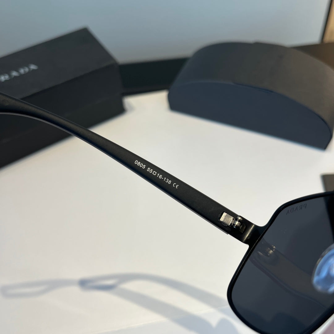 Prada Polarized Fashion Black Lens Sunglasses for Men - 432094 - detail image 6