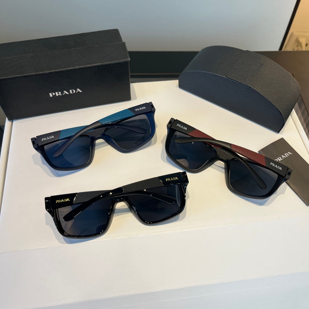 Prada Polarized Fashion Black Lens Sunglasses for Men - 432098 - detail image 8