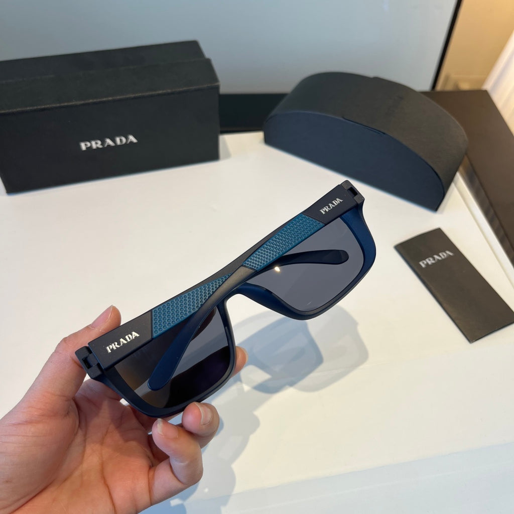 Prada Polarized Fashion Black Lens Sunglasses for Men - 432096 - detail image 6