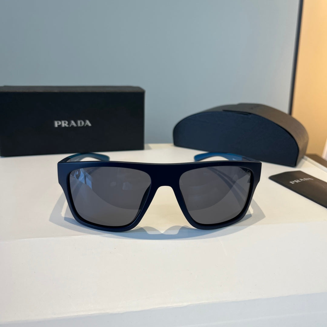 Prada Polarized Fashion Black Lens Sunglasses for Men - 358385 - detail image 2