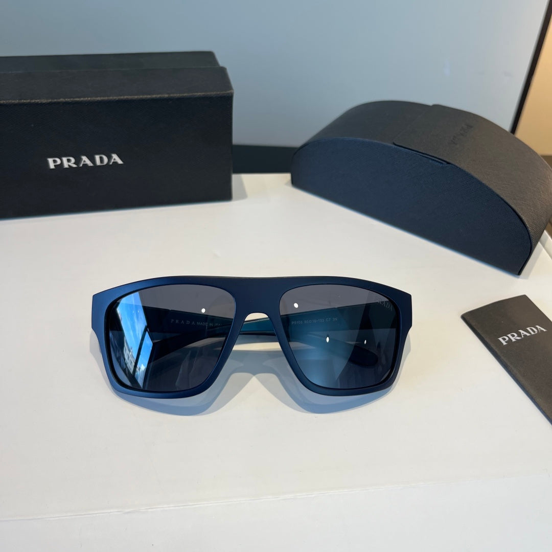 Prada Polarized Fashion Black Lens Sunglasses for Men - 432096 - detail image 8