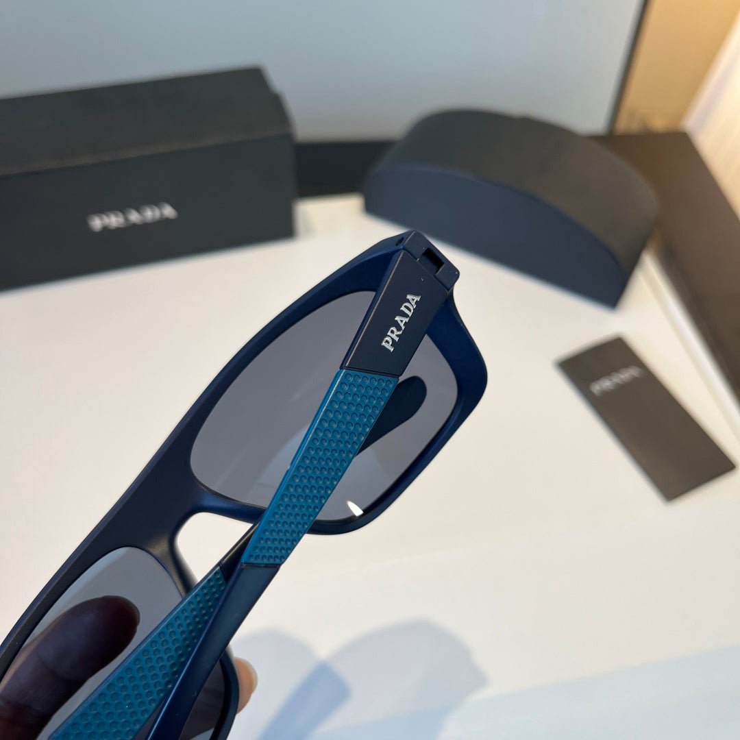 Prada Polarized Fashion Black Lens Sunglasses for Men - 432096 - detail image 7