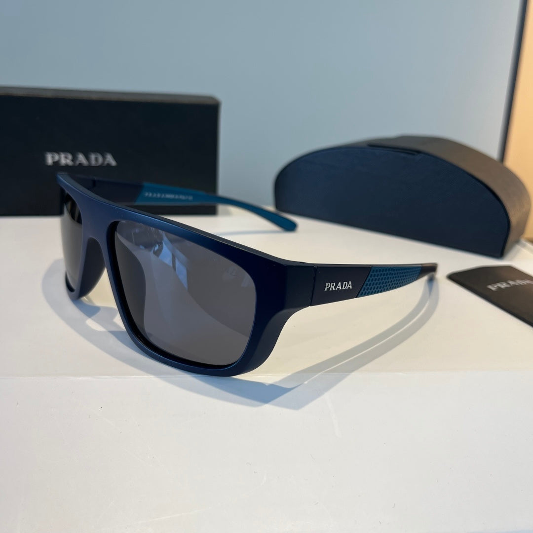 Prada Polarized Fashion Black Lens Sunglasses for Men - 432096 - detail image 3