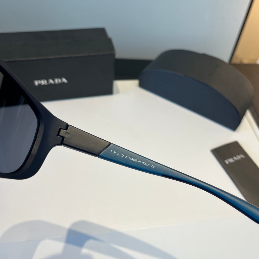 Prada Polarized Fashion Black Lens Sunglasses for Men - 432096 - detail image 4