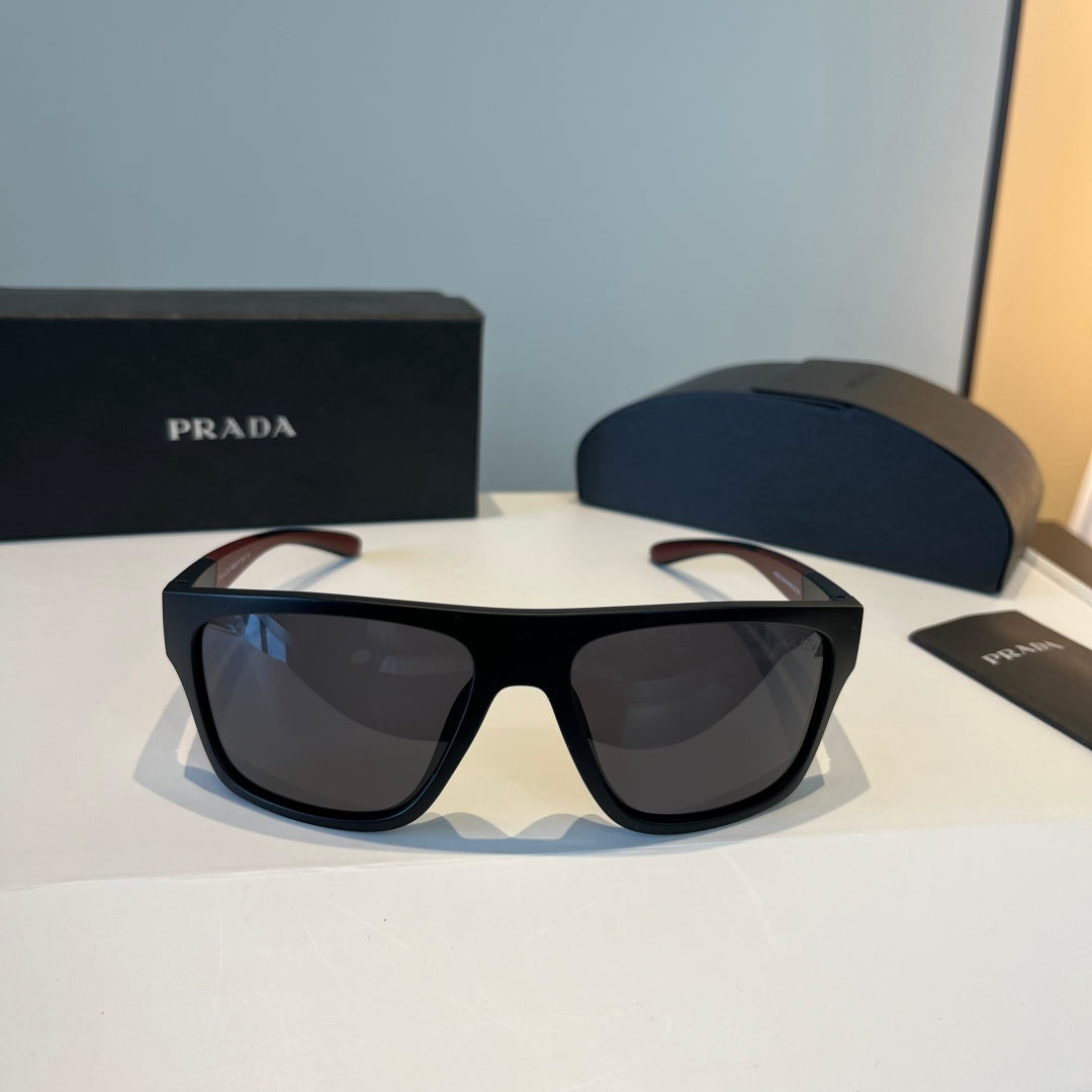Prada Polarized Fashion Black Lens Sunglasses for Men - 432097 - detail image 2