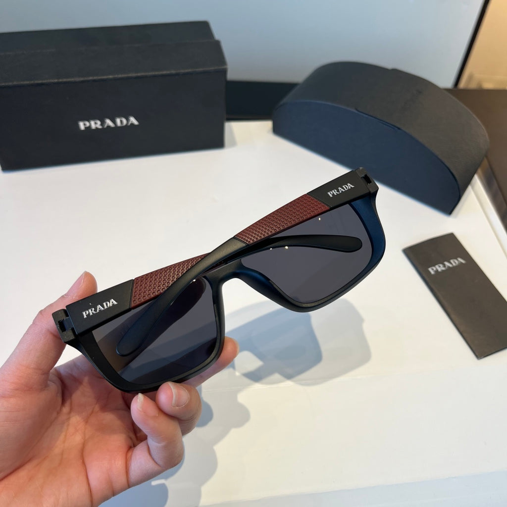 Prada Polarized Fashion Black Lens Sunglasses for Men - 432097 - detail image 6