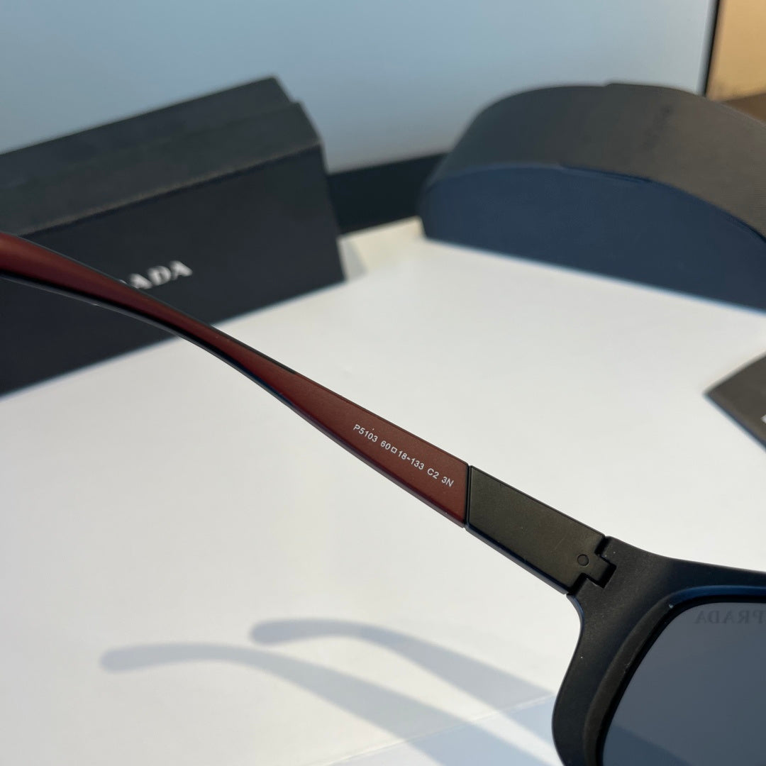 Prada Polarized Fashion Black Lens Sunglasses for Men - 432097 - detail image 5