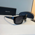 Prada Polarized Fashion Black Lens Sunglasses for Men - 432098