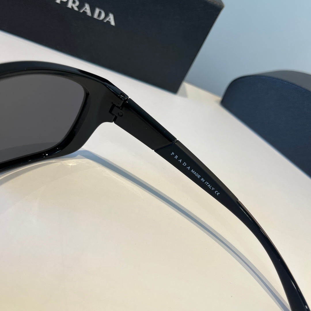 Prada Polarized Fashion Black Lens Sunglasses for Men - 432098 - detail image 4