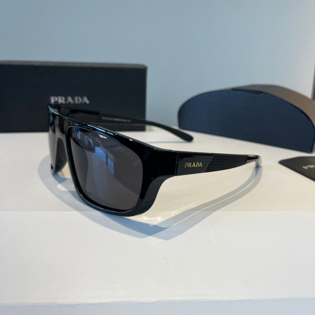 Prada Polarized Fashion Black Lens Sunglasses for Men - 432098 - detail image 3
