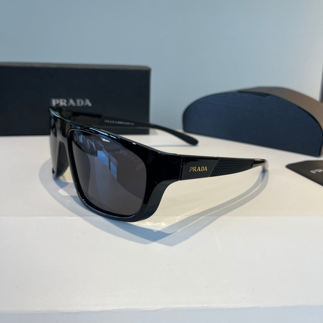 Prada Polarized Fashion Black Lens Sunglasses for Men - 432098 - detail image 3