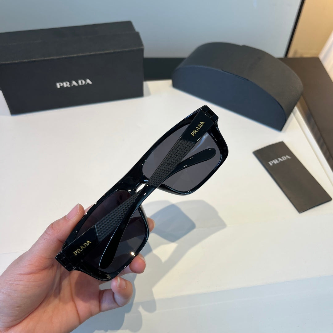 Prada Polarized Fashion Black Lens Sunglasses for Men - 432098 - detail image 6