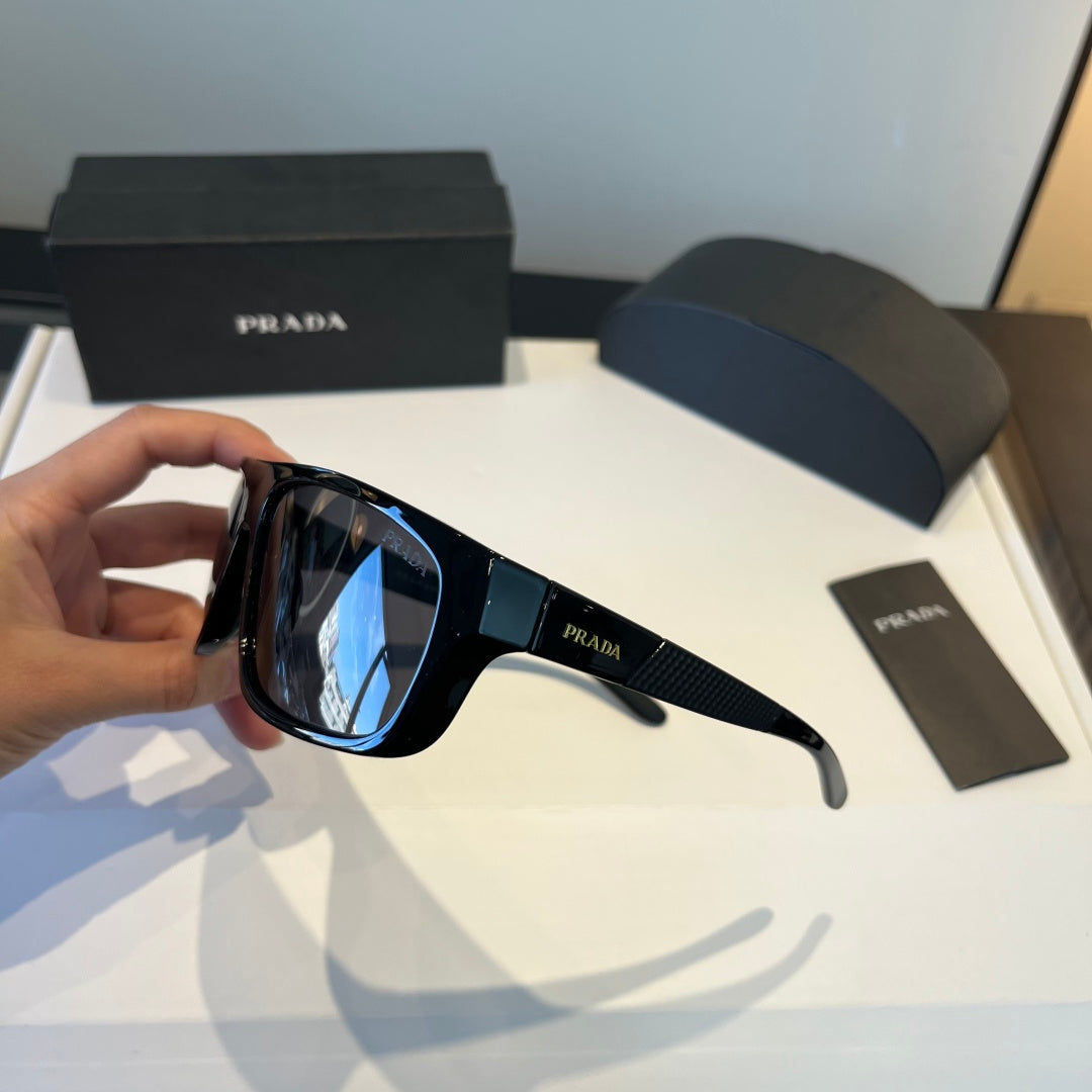 Prada Polarized Fashion Black Lens Sunglasses for Men - 432098 - detail image 5