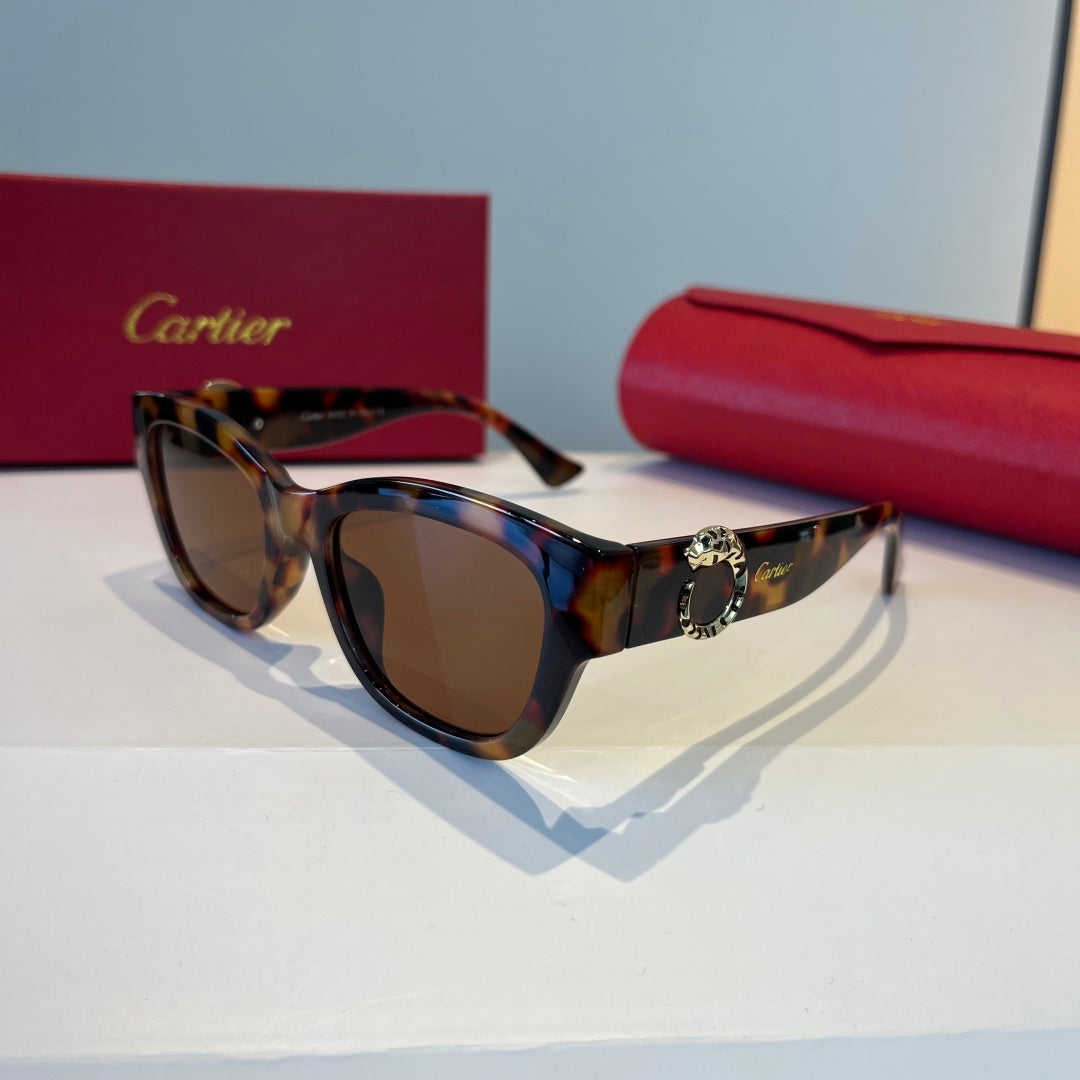 Cartier Lightweight Metal Rimless Black Lens Sunglasses for Men & Wom - 867166 - detail image 3