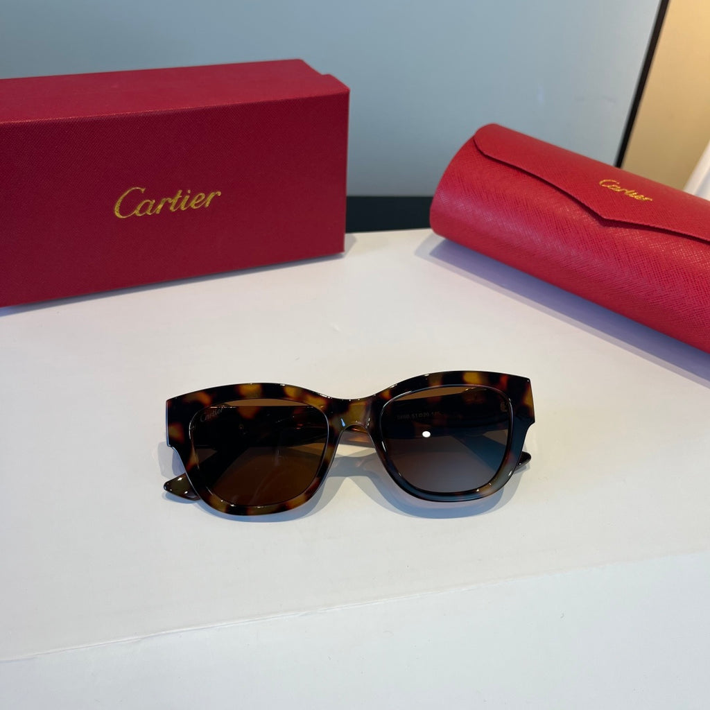 Cartier Lightweight Metal Rimless Black Lens Sunglasses for Men & Wom - 867166 - detail image 8